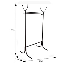 Гардеробная вешалка Мебелик М 13 002518 2