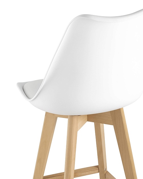 Полубарный стул Stool Group Frankfurt белый Y815A-65CM white изображение 5 Полубарный стул Stool Group Frankfurt белый Y815A-65CM white Фото № 5