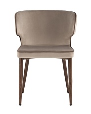 Кухонный стул Stool Group Матео с кантом велюр шампань (ножки дерево) MC110 KD HLR-08/HLR-49 edge 2