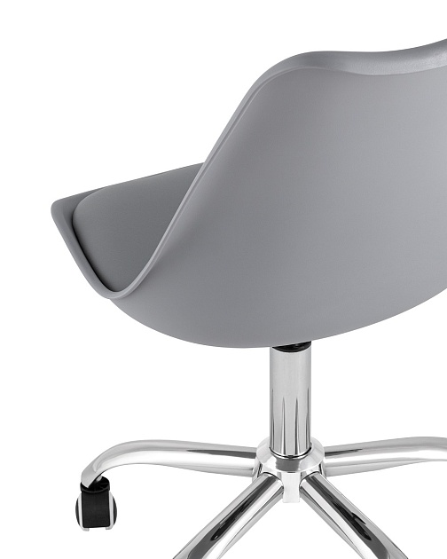 Офисный стул Stool Group BLOK пластиковый серый Y818 grey Фото № 7