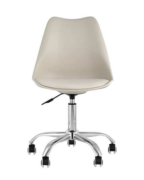 Офисный стул Stool Group BLOK пластиковый бежевый Y818 beige изображение 3 Офисный стул Stool Group BLOK пластиковый бежевый Y818 beige Фото № 3