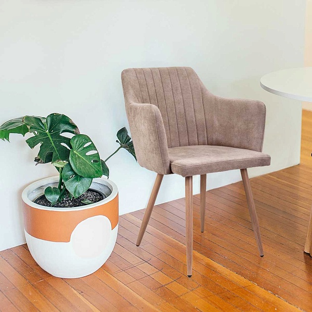 Кресло AksHome Brit бежевый, ткань 67627 изображение 5 Кресло AksHome Brit бежевый, ткань 67627 Фото № 5