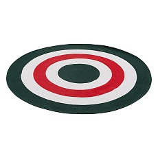 Ковер Tkano из хлопка Target темно-зеленого цвета из коллекции Ethnic, Ø150 см TK22-DR0029 1