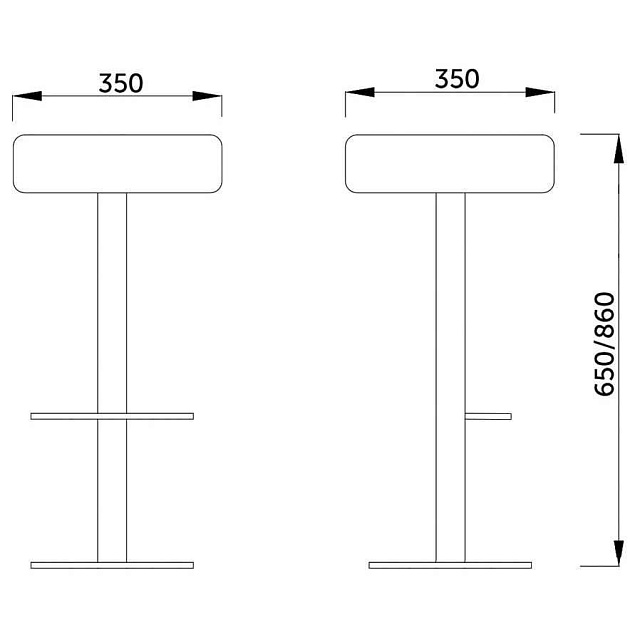 Барный стул AksHome Pina кремовый, экокожа 30230 изображение 2 Барный стул AksHome Pina кремовый, экокожа 30230 Фото № 2