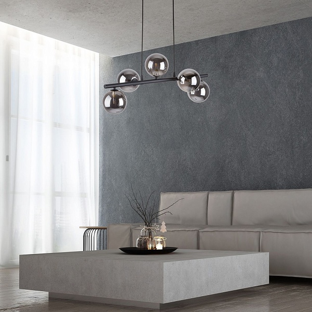 Подвесная люстра TK Lighting 6707 Estera Black Фото № 5