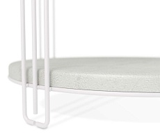 Кофейный стол Sheffilton SHT-CT32-1 белый муар/бетон лофт 6017387201 3