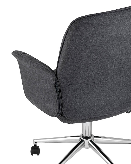 Кресло руководителя Stool Group Simona серый THOMASINA GY702-36 GREY Фото № 6