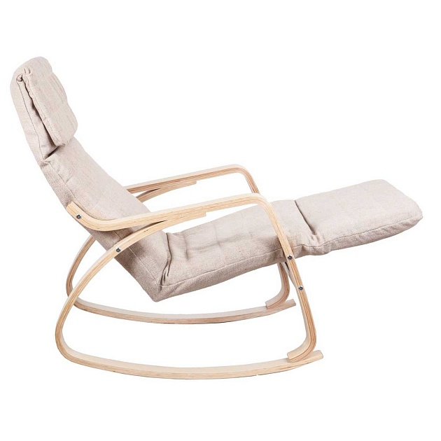 Кресло-качалка AksHome Smart бежевый ткань 72147 изображение 8 Кресло-качалка AksHome Smart бежевый ткань 72147 Фото № 8