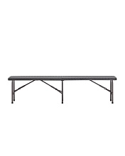 Складная скамья Stool Group 182х28х43см коричневая TZD183 1