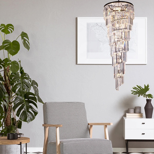 Каскадная люстра Divinare 3011/01 SP-18 изображение 7 Каскадная люстра Divinare 3011/01 SP-18 Фото № 7