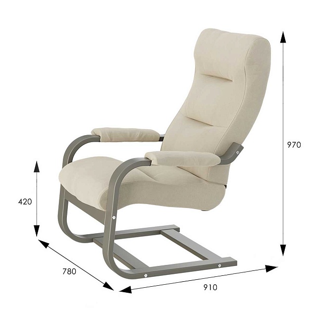 Кресло Мебелик Марго 008449 изображение 4 Кресло Мебелик Марго 008449 Фото № 4