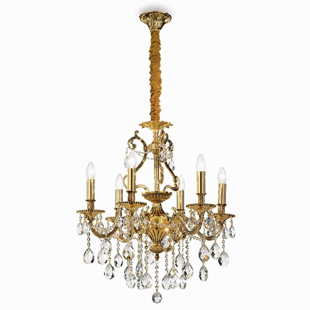 Подвесная люстра Ideal Lux Gioconda SP6 Oro 060507 изображение 1 Подвесная люстра Ideal Lux Gioconda SP6 Oro 060507 Фото № 1