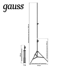 Основа для торшера Gauss RL100 1
