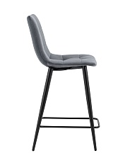 Полубарный стул Stool Group Джанго велюр тёмно-серый vd-django-b27 3