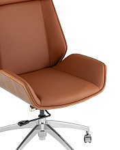 Кресло руководителя TopChairs Crown SN A312 8383-14 walnut back 1