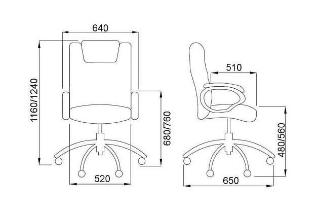 Кресло руководителя AksHome Leon кремовый, экокожа 44099 Фото № 2