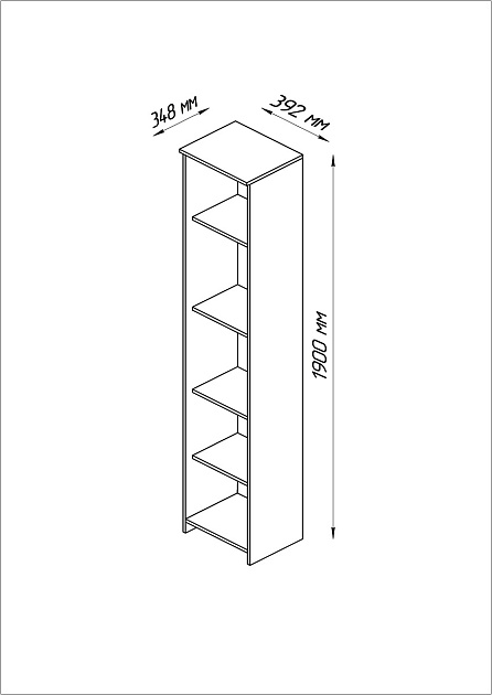 Стеллаж Шведский Стандарт Сириус 39х190 2.02.07.150.5 Фото № 3