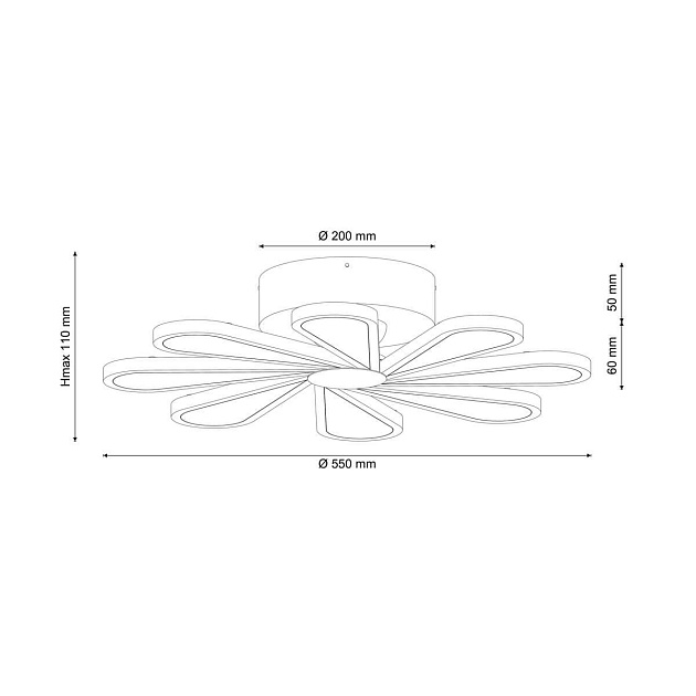 Потолочная люстра Lucia Tucci Miracoli 201.8 LED Фото № 2