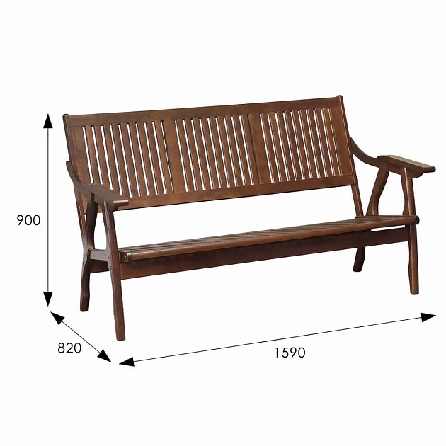 Диван Мебелик Массив 007756 изображение 3 Диван Мебелик Массив 007756 Фото № 3