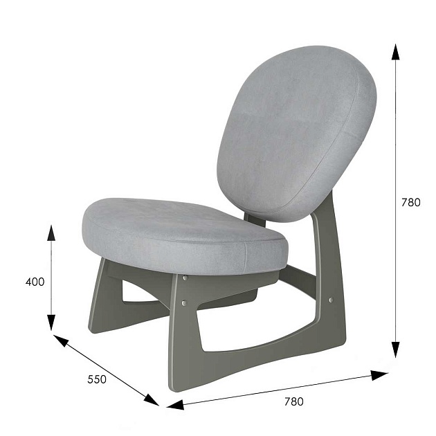 Кресло Мебелик Смарт G Силуэт 008464 изображение 4 Кресло Мебелик Смарт G Силуэт 008464 Фото № 4