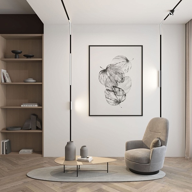 Трековый светодиодный светильник Denkirs Smart Linear DK8003-BK Фото № 4