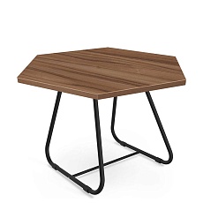 Журнальный стол Sheffilton SHT-S38/ЛДСП 70 черный муар/орех тьеполо 6320234201