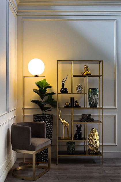 Стеллаж Garda Decor 46AS-SH1452-Gold Фото № 7