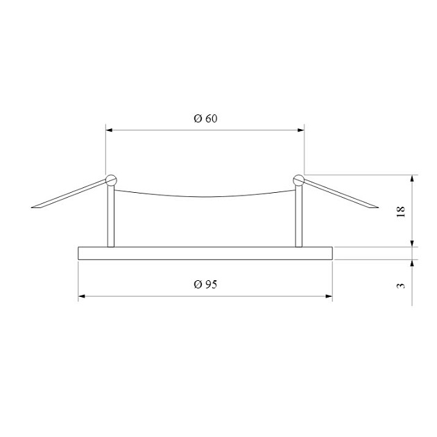 Встраиваемый светильник Elektrostandard Dorma 25001/01 a057004 Фото № 2