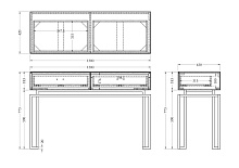 Консоль Garda Decor KFG070 1