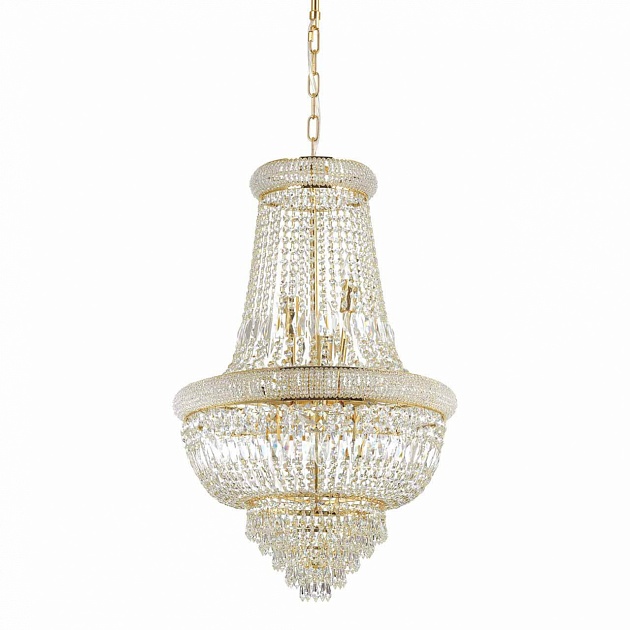 Подвесная люстра Ideal Lux Dubai SP10 Ottone 207216 изображение 1 Подвесная люстра Ideal Lux Dubai SP10 Ottone 207216 Фото № 1