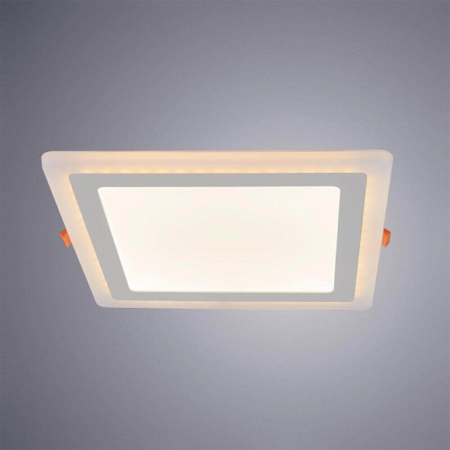 Встраиваемый светодиодный светильник Arte Lamp Rigel A7524PL-2WH Фото № 4