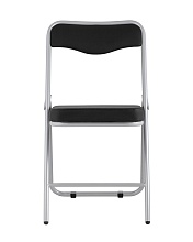 Складной стул Stool Group Джонни экокожа черный каркас металлик fb-jonny-blackmet 2