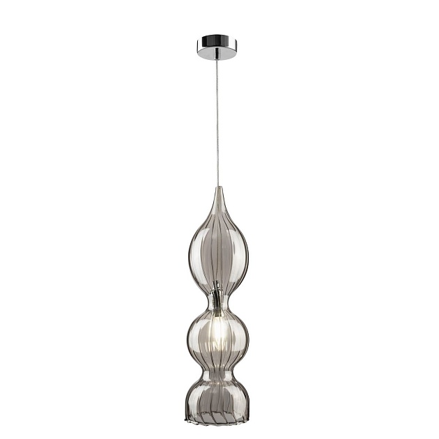 Подвесной светильник Crystal Lux Iris SP1 B Smoke Фото № 4