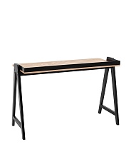 Письменный стол Stool Group Pyramid 118*53 светлое дерево/черный УТ000036012 4