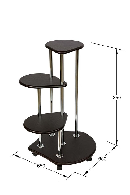 Подставка для цветов Калифорния Троечка венге 5695716606 Фото № 2
