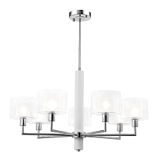 Подвесная люстра Crystal Lux Maestro SP-PL7 Chrome 2