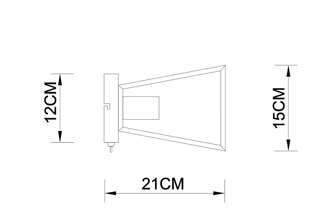 Бра Arte Lamp Brussels A8030AP-1WH Фото № 2