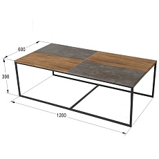 Журнальный стол Мебелик Фьюжн 005012 2