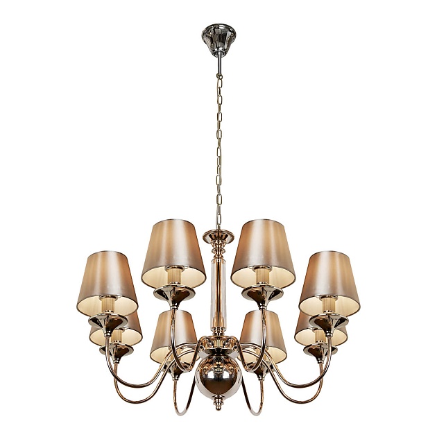 Подвесная люстра iLamp Rolling P2406-8 Nickel Фото № 4