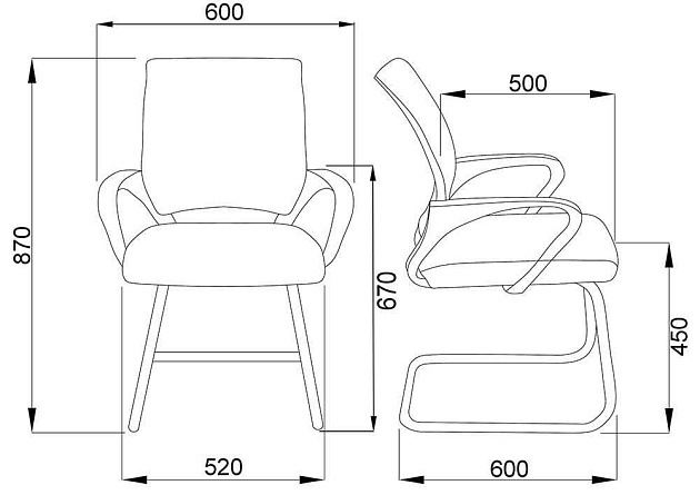Офисный стул AksHome Ricci черный+черный, ткань 80019 изображение 2 Офисный стул AksHome Ricci черный+черный, ткань 80019 Фото № 2