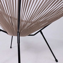 Садовое кресло AksHome Rimini иск.ротанг, коричневый 95472 4