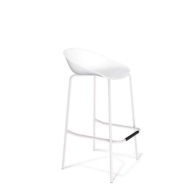 Барный стул Sheffilton SHT-ST19/S29 белый/белый муар 8030296514 Фото № 1