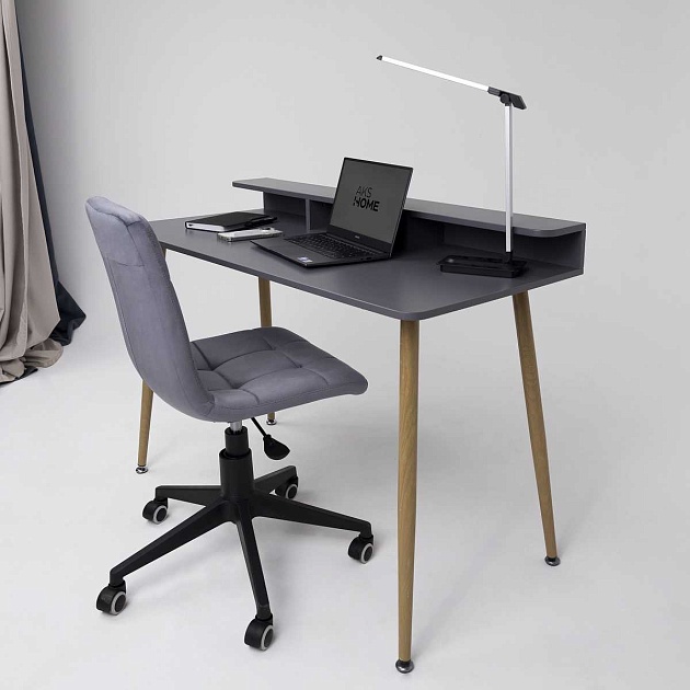 Письменный стол AksHome Jasper серый, металл 86201 изображение 14 Письменный стол AksHome Jasper серый, металл 86201 Фото № 14