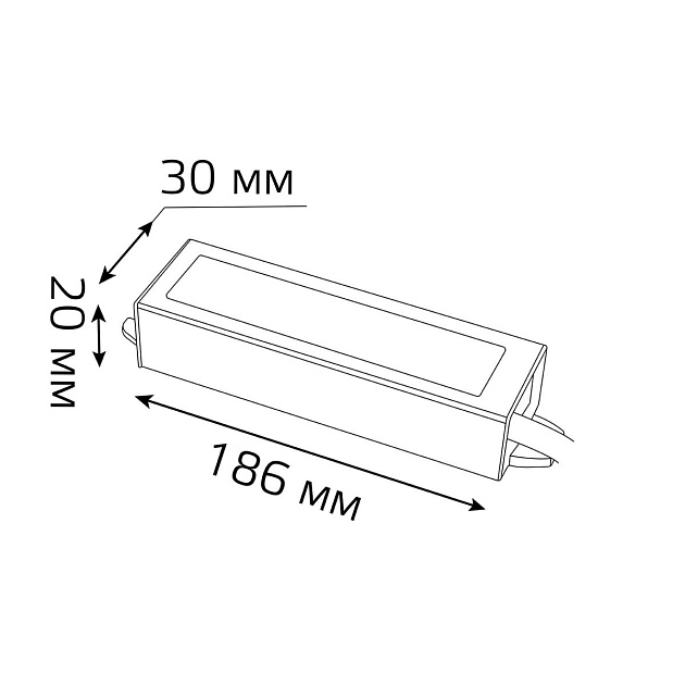 Блок питания Gauss 12V 15W IP66 2A 202023015 Фото № 4