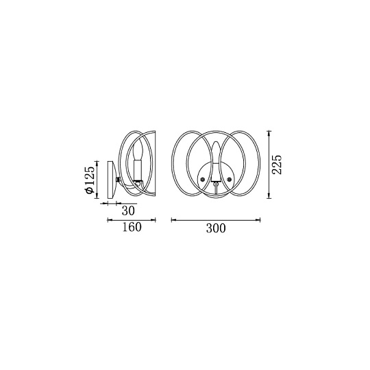 Бра Vele Luce Vita VL4234W01 изображение 5 Бра Vele Luce Vita VL4234W01 Фото № 5