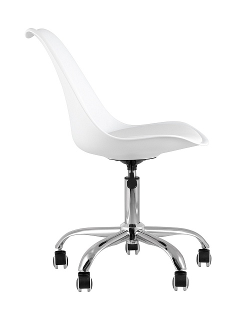 Офисный стул Stool Group BLOK пластиковый белый Y818 white изображение 4 Офисный стул Stool Group BLOK пластиковый белый Y818 white Фото № 4