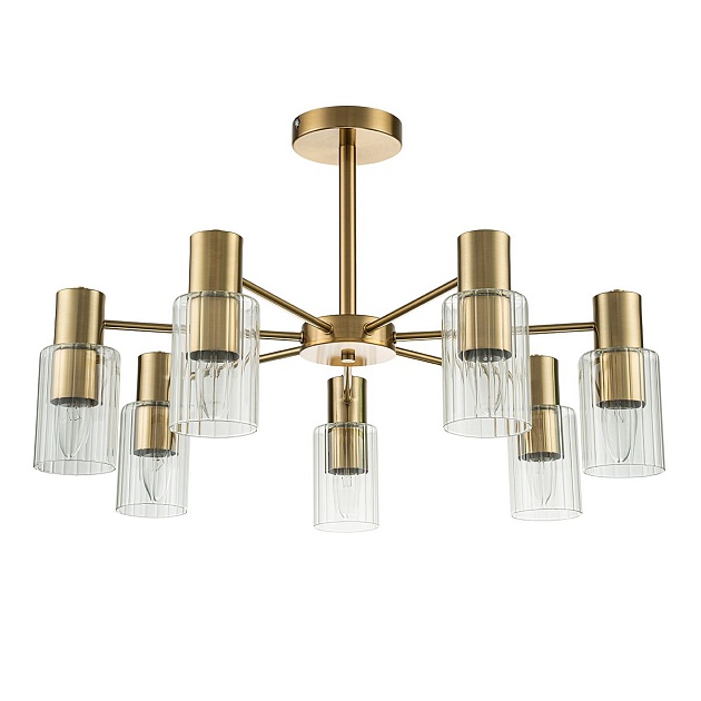 Потолочная люстра Escada Diversity 2120/7P Gold изображение 1 Потолочная люстра Escada Diversity 2120/7P Gold Фото № 1