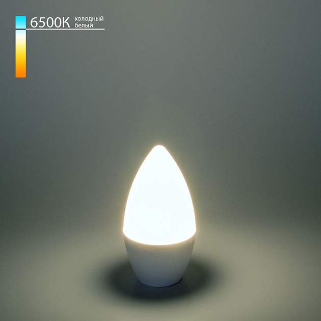 Лампа светодиодная Elektrostandard E14 6W 6500K матовая a049162 Фото № 2