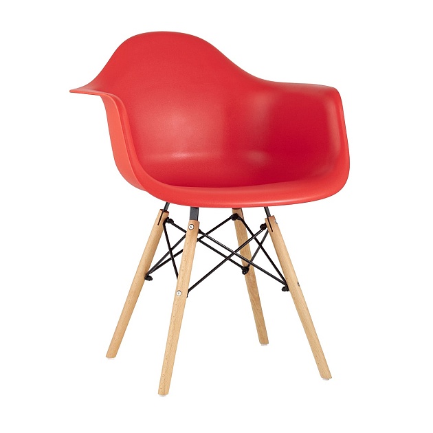 Стул Stool Group EAMES W красный DC-20070801 RED Фото № 1