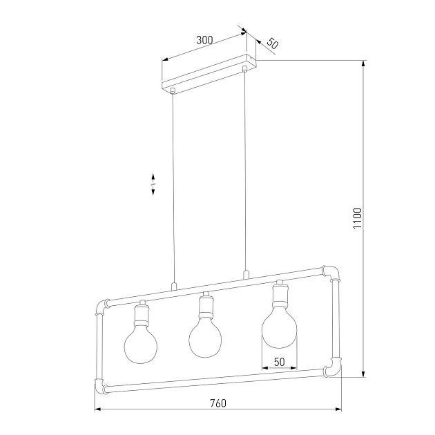 Подвесная люстра TK Lighting 4146 Hydria изображение 2 Подвесная люстра TK Lighting 4146 Hydria Фото № 2